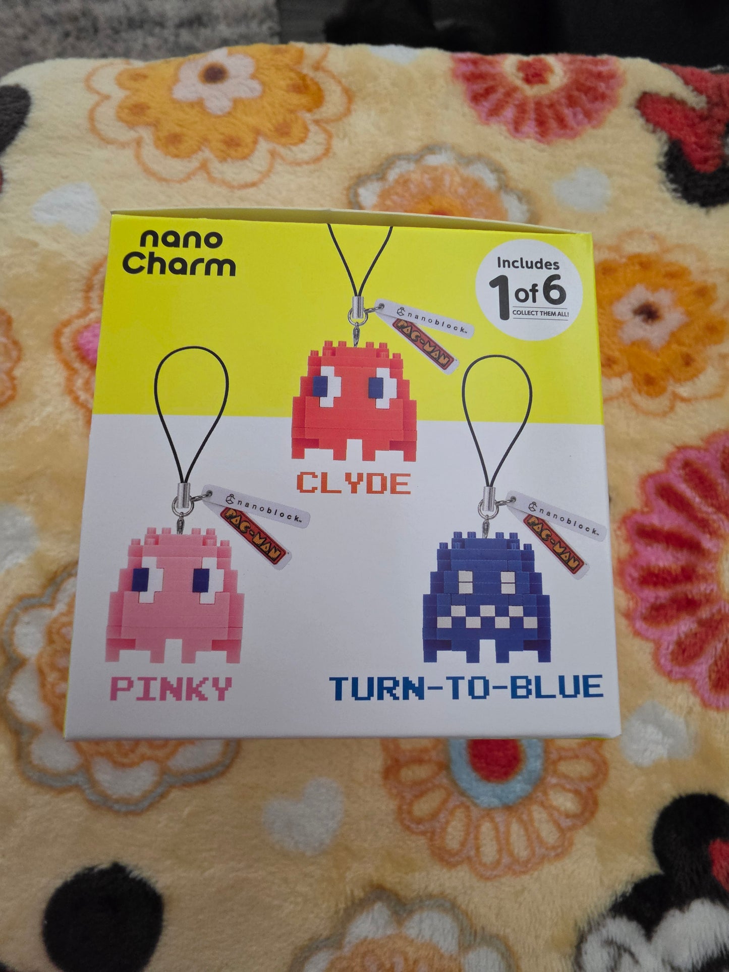 Kawada Pac-Man Nano Phone Charm/Keychain
