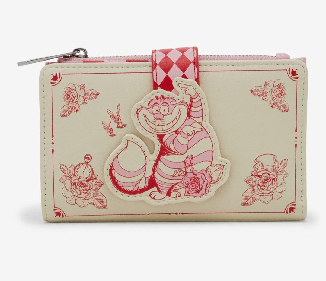 Loungefly Disney Cheshire Cat Cherry Blossom Wallet