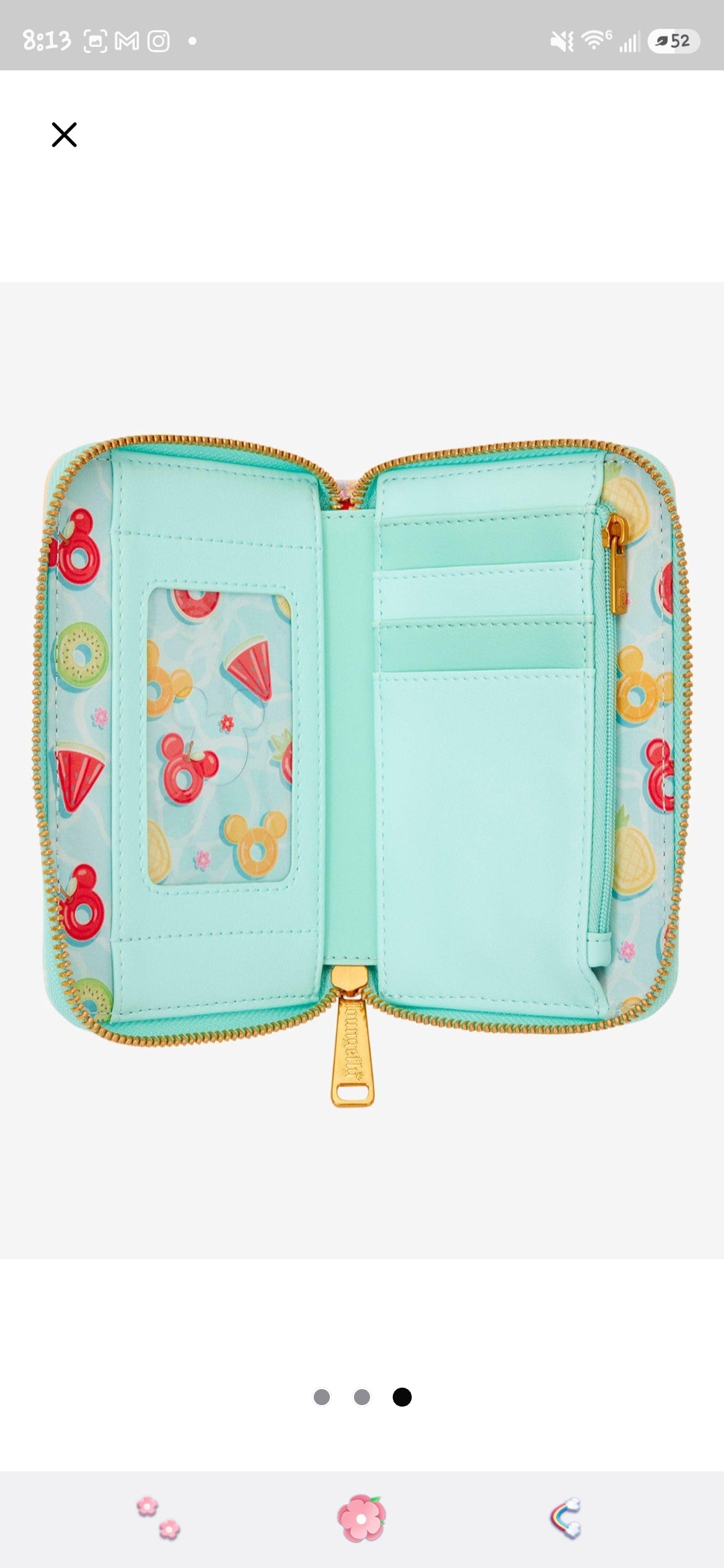 Loungefly Disney Mickey and Minnie Day at the Beach Wallet