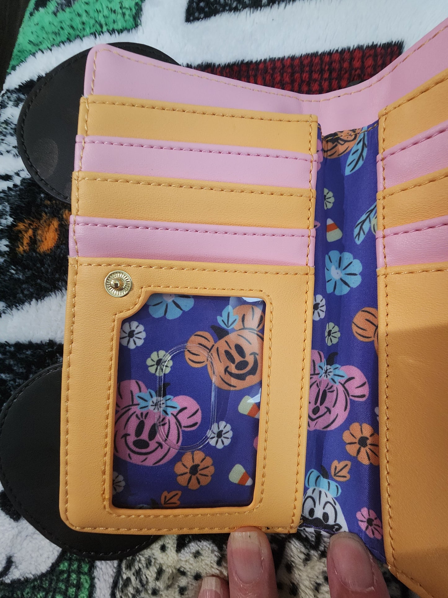 Loungefly Disney Minnie Mouse Halloween Pumpkin Wallet