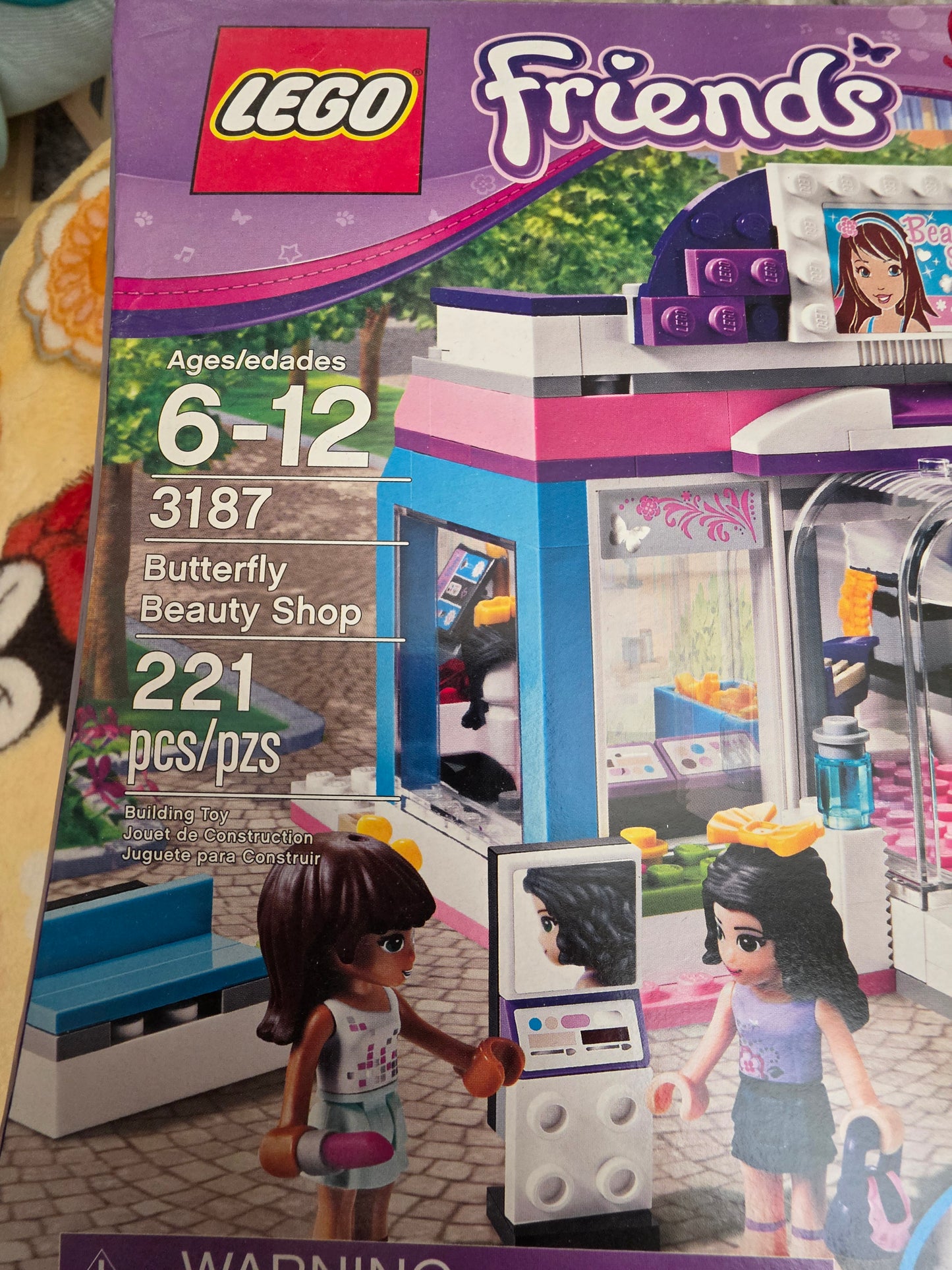 LEGO 3187 Friends Emma Butterfly Beauty Shop "Retired"