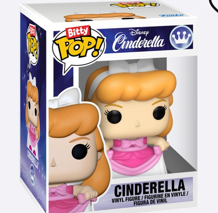 Funko Bitty Pop Disney Cinderella Castle Display Shelf and Figures Set