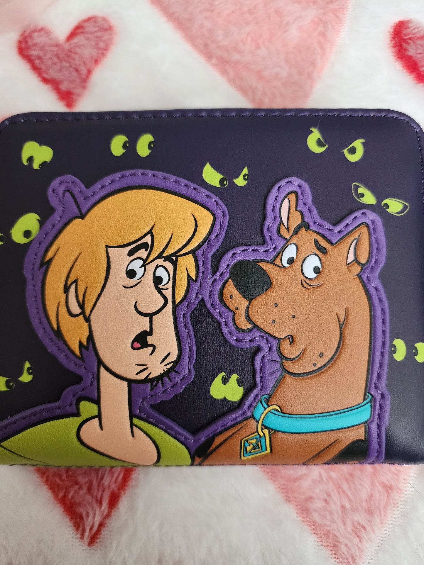 Loungefly Scooby-Doo Shaggy & Scooby Glow in the Dark Eyes Wallet