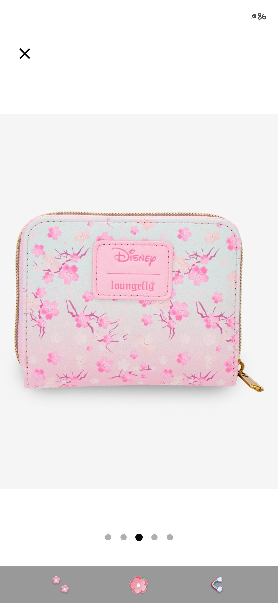 Loungefly Disney Aristocats Marie, Toulouse, and Berlioz Cherry Blossom Wallet