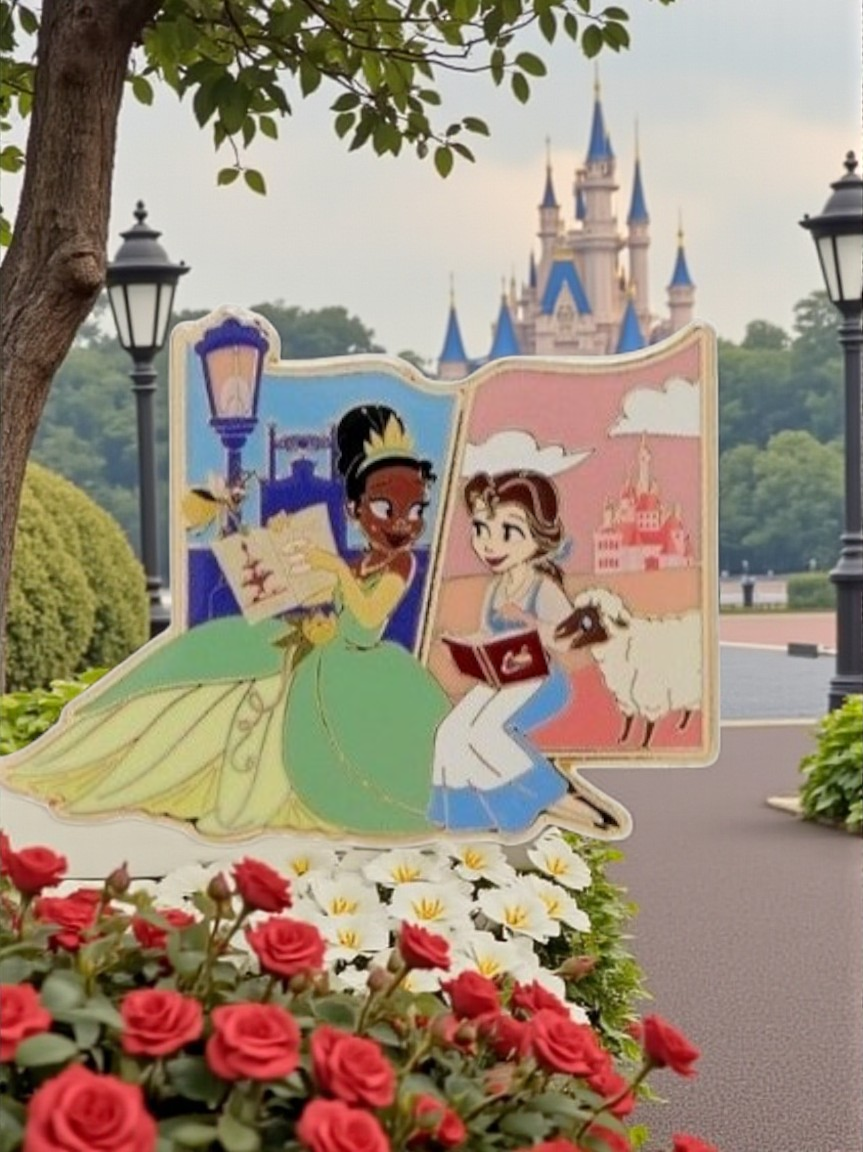Loungefly Disney Princess Puzzle Collage Mystery Pins