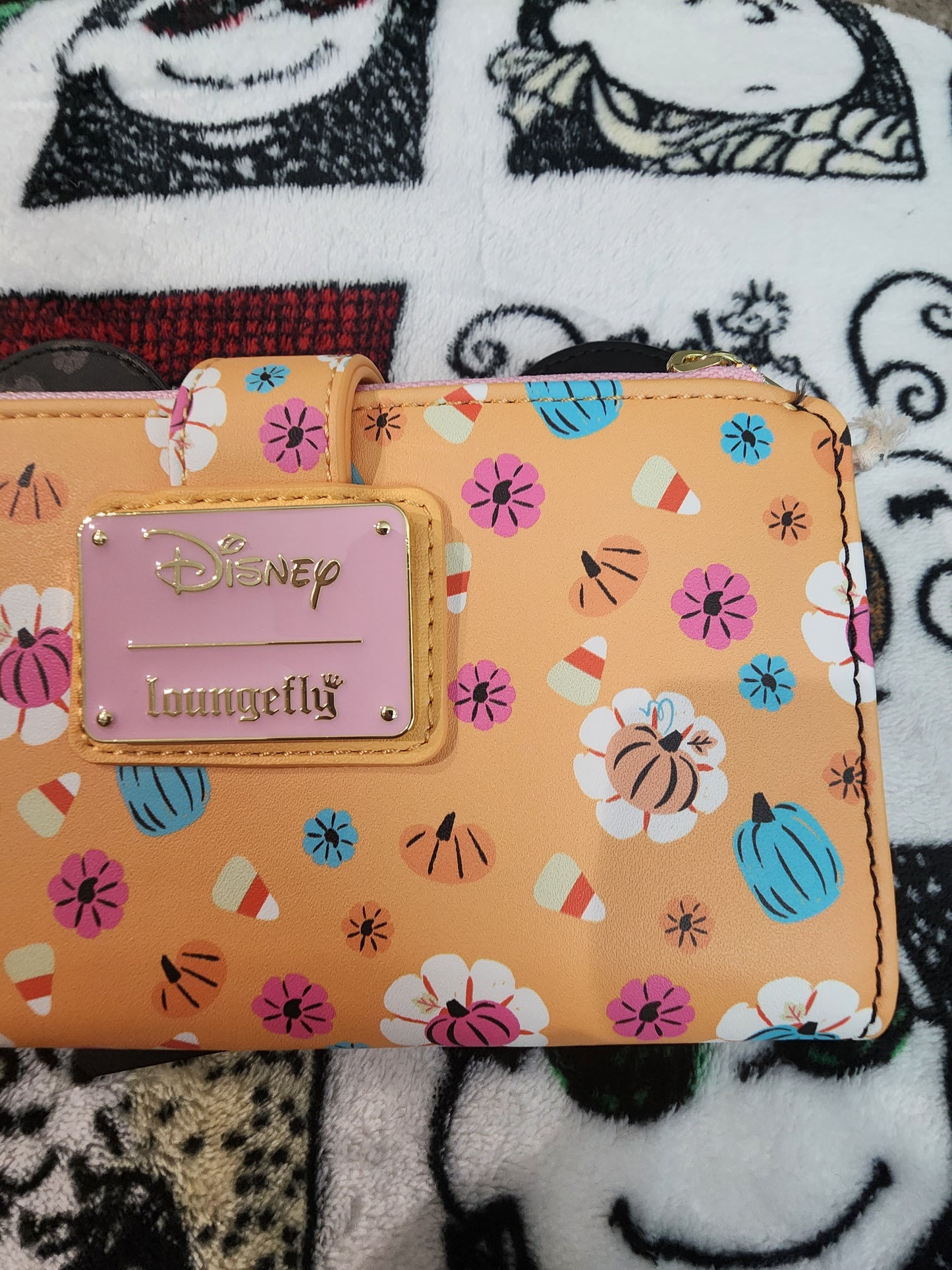 Loungefly Disney Minnie Mouse Halloween Pumpkin Wallet