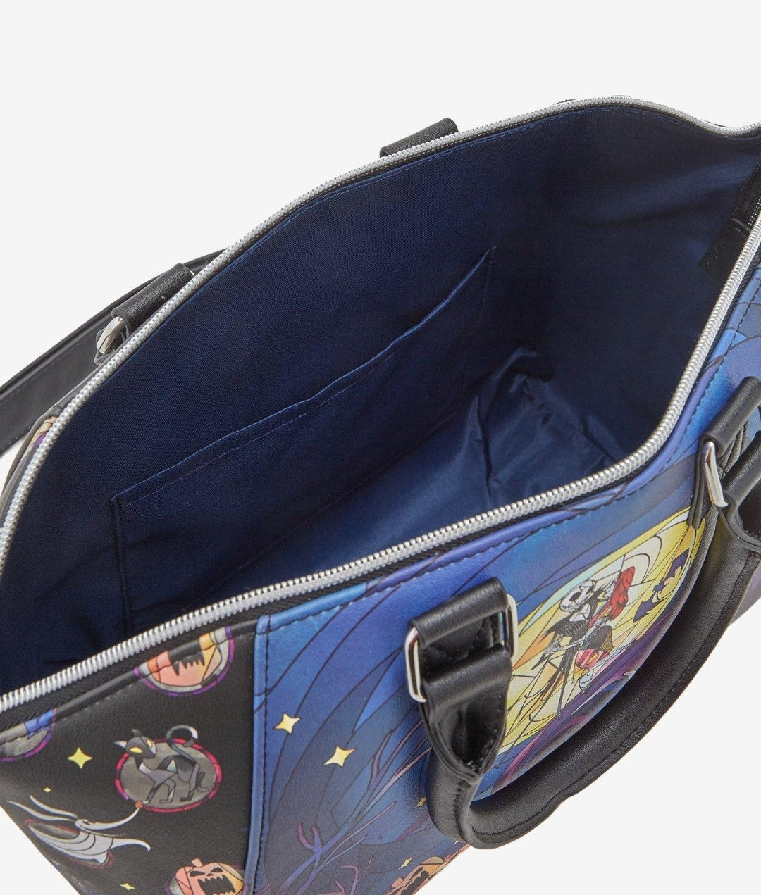 Loungefly Disney Nightmare Before Christmas Stained Glass Halloween Handbag