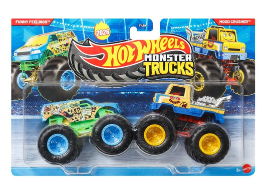 Hot Wheels Monster Trucks Demolition Doubles 1:64 Scale Vehicle 2-Pack 2026