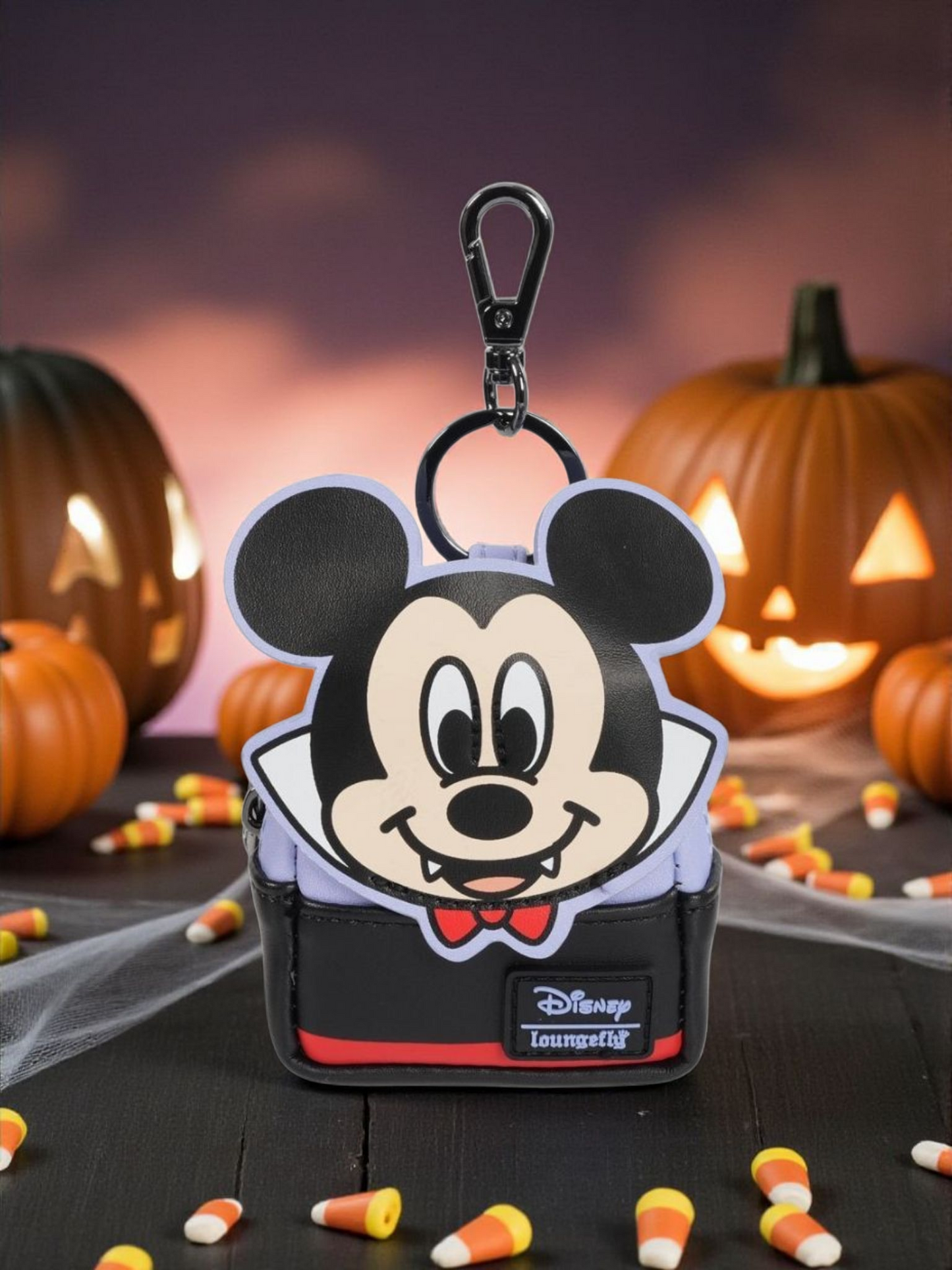 Loungefly Disney Mickey and Friends Halloween Exclusive Mini-Backpack Bag Clips