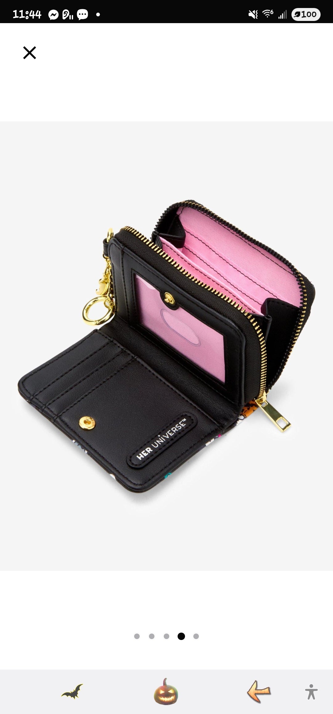 Her Universe Hello Kitty and Friends Halloween Wallet