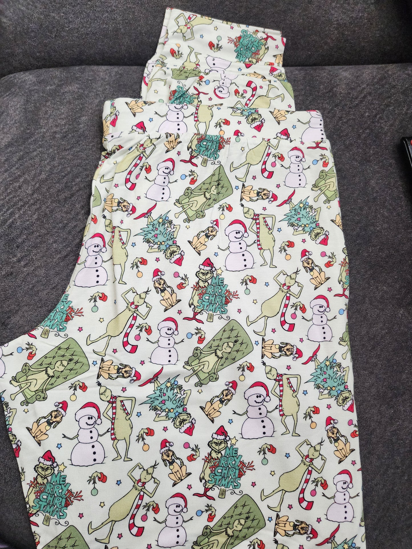 CP Dr. Seuss The Grinch Mean Holiday Jogger Leggings