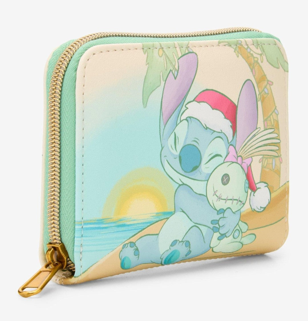 Loungefly Disney Stitch and Scrump Holiday Wallet