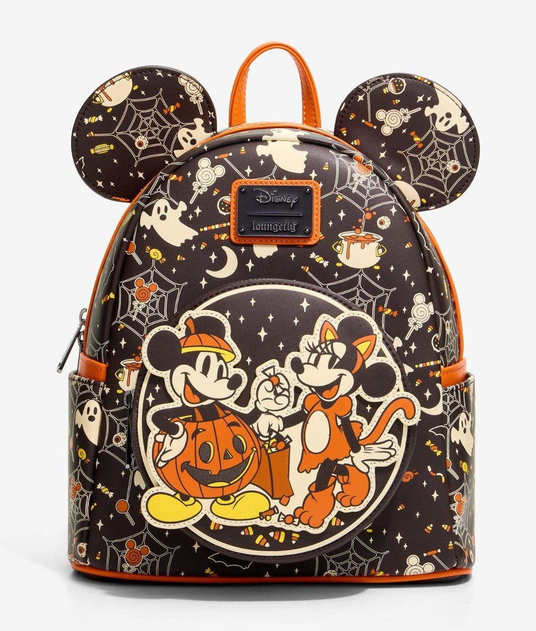 Loungefly Disney Mickey and Minnie Halloween Costumes Glow in the Dark Backpack