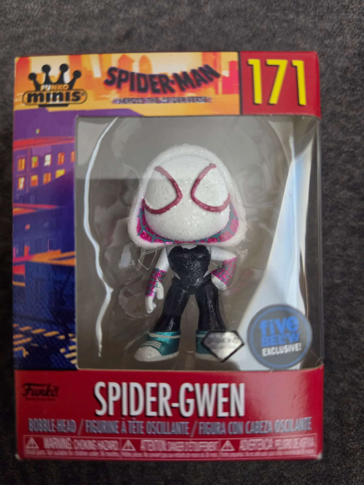 Funko Pop Minis Marvel Spider-Gwen/Ghost Spider Diamond Figure Five Below Exclusive