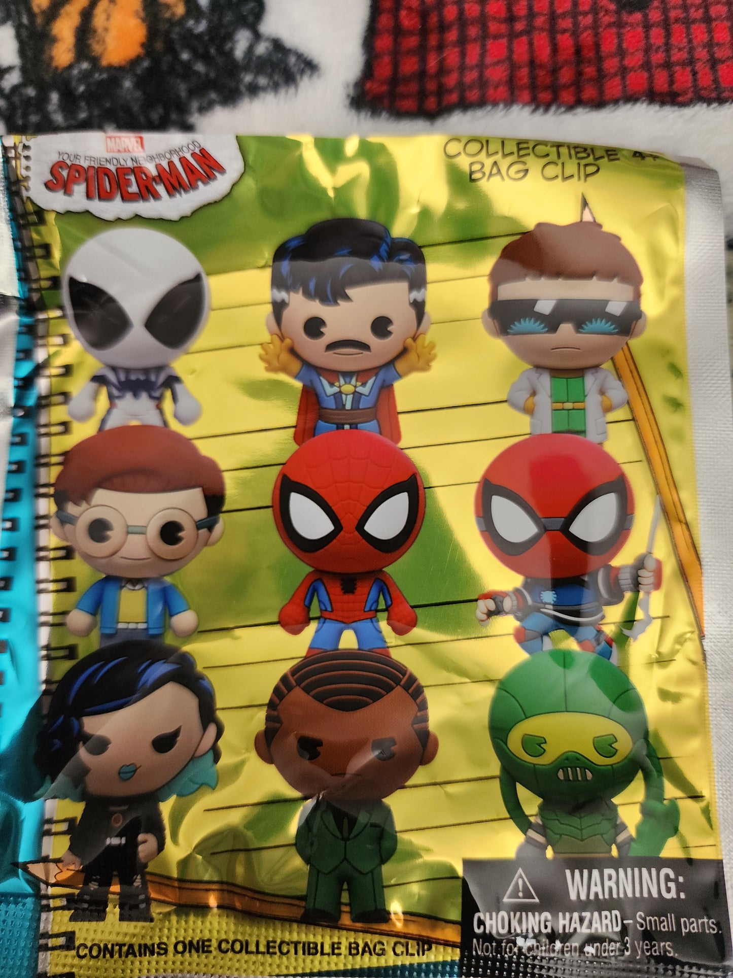 Marvel Your Friendly Neighborhood Spiderman Mystery Bag Clips