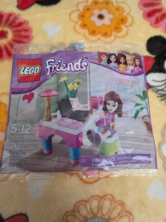 Lego Friends 30102 Olivia's Desk Set "Retired"