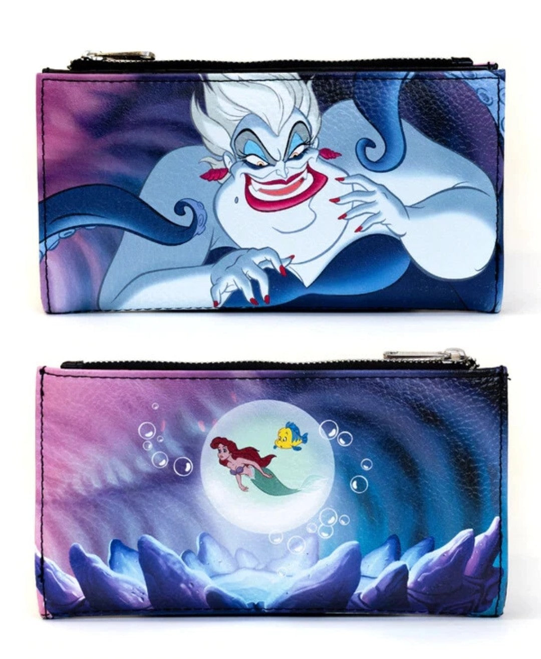 Disney Little Mermaid's Ursula/Ariel 2 Sided Wallet