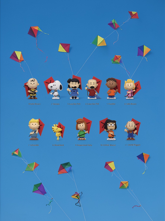 Peanuts 75th Anniversary Series 3 3D Foam Mystery Bag Clips