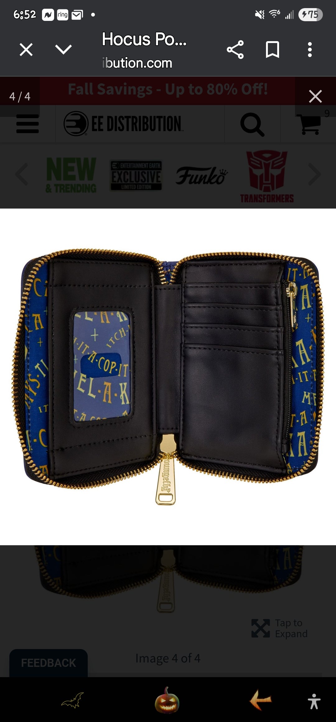 Loungefly Disney Hocus-Pocus Sanderson Sisters Wallet