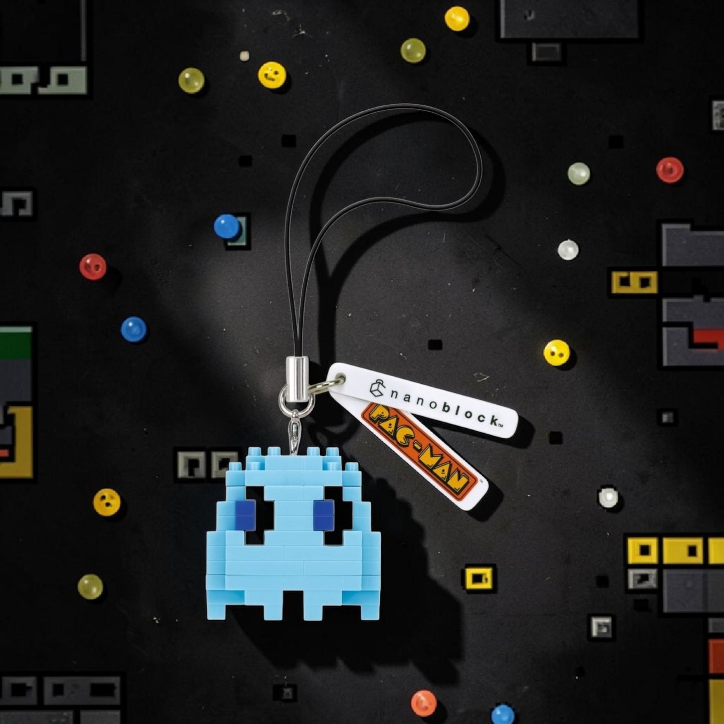 Kawada Pac-Man Nano Phone Charm/Keychain