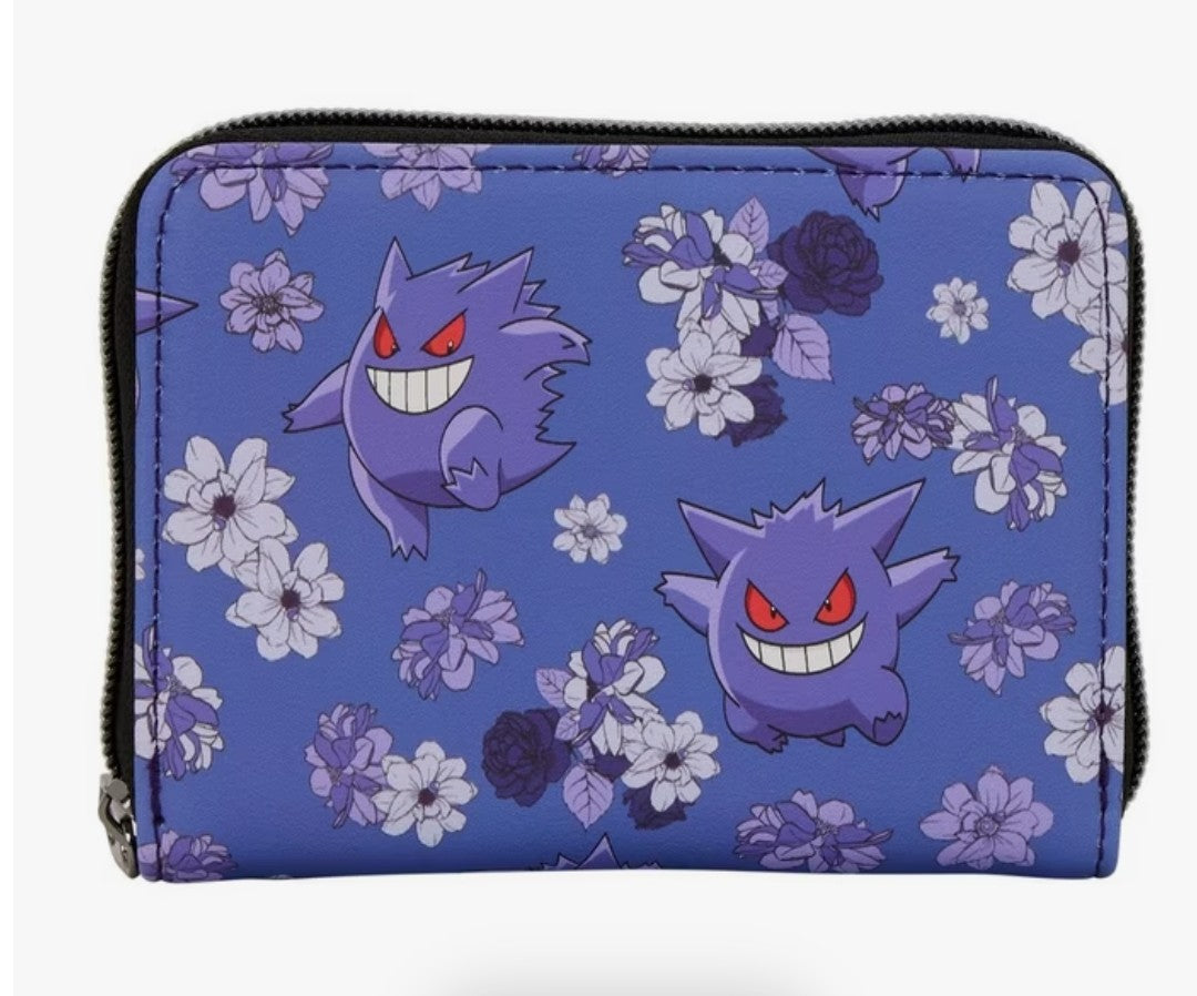 Loungefly Pokemon Gengar Floral Exclusive Wallet