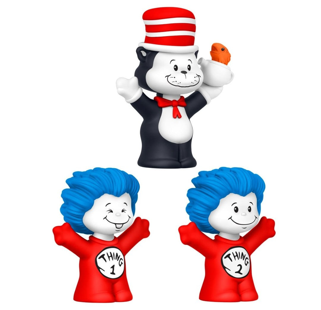 Fisher Price Little People Dr Seuss's The Cat in the Hat Collector Figure Set