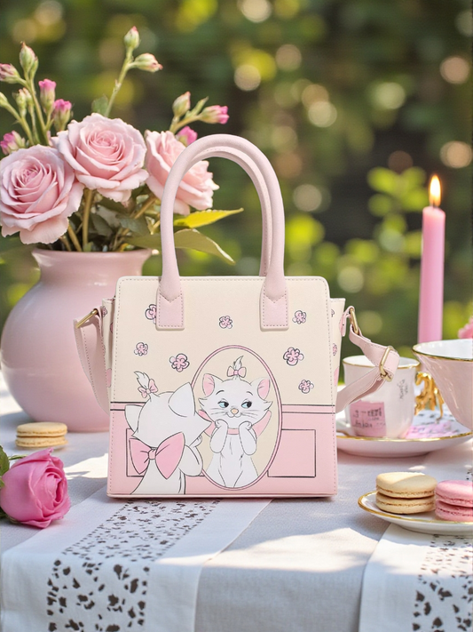 Loungefly Disney Aristocats Admiring Marie Mirror Mini Handbag