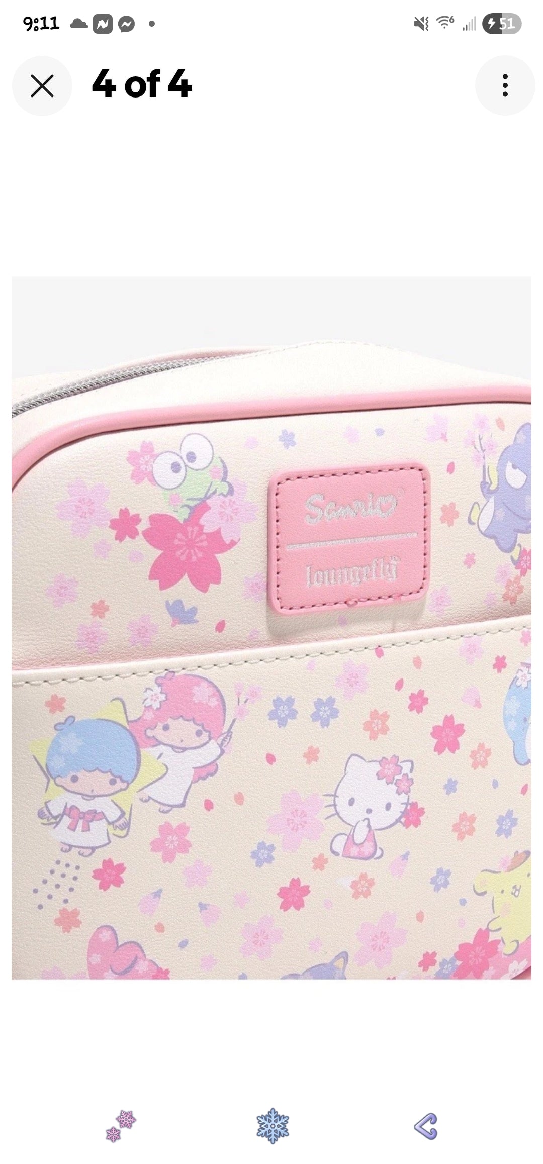 Loungefly Sanrio Hello Kitty and Friends Kawaii Crossbody Bag