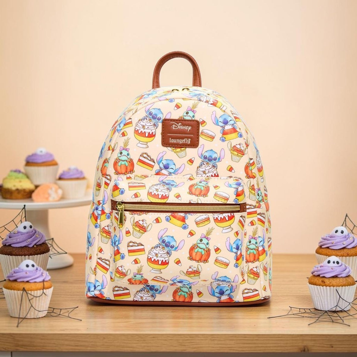 Loungefly Disney Stitch and Scrump Halloween Sweet Treats Backpack
