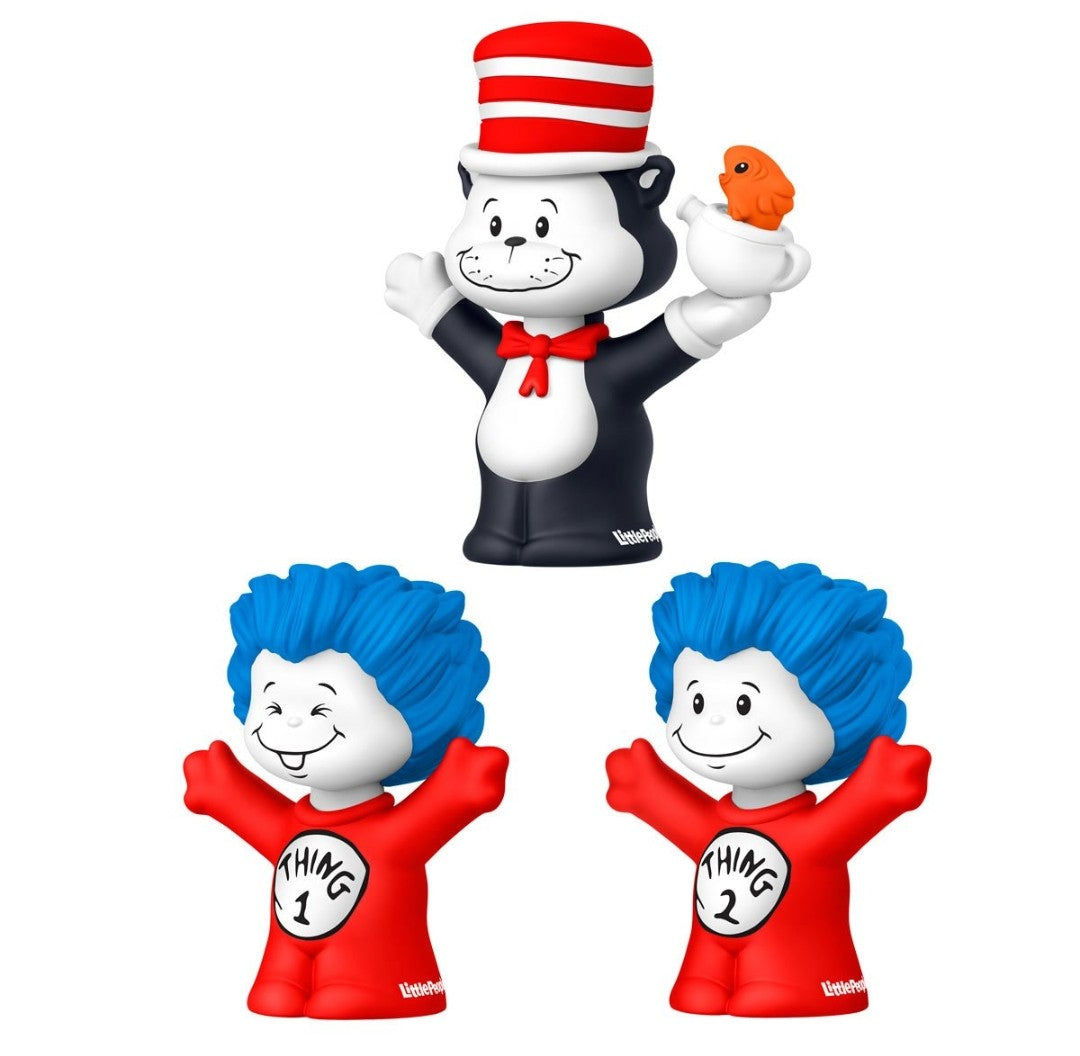 Fisher Price Little People Dr Seuss's The Cat in the Hat Collector Figure Set