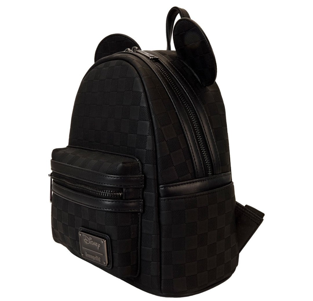 Loungefly Disney Mickey Ear Checkerboard Backpack