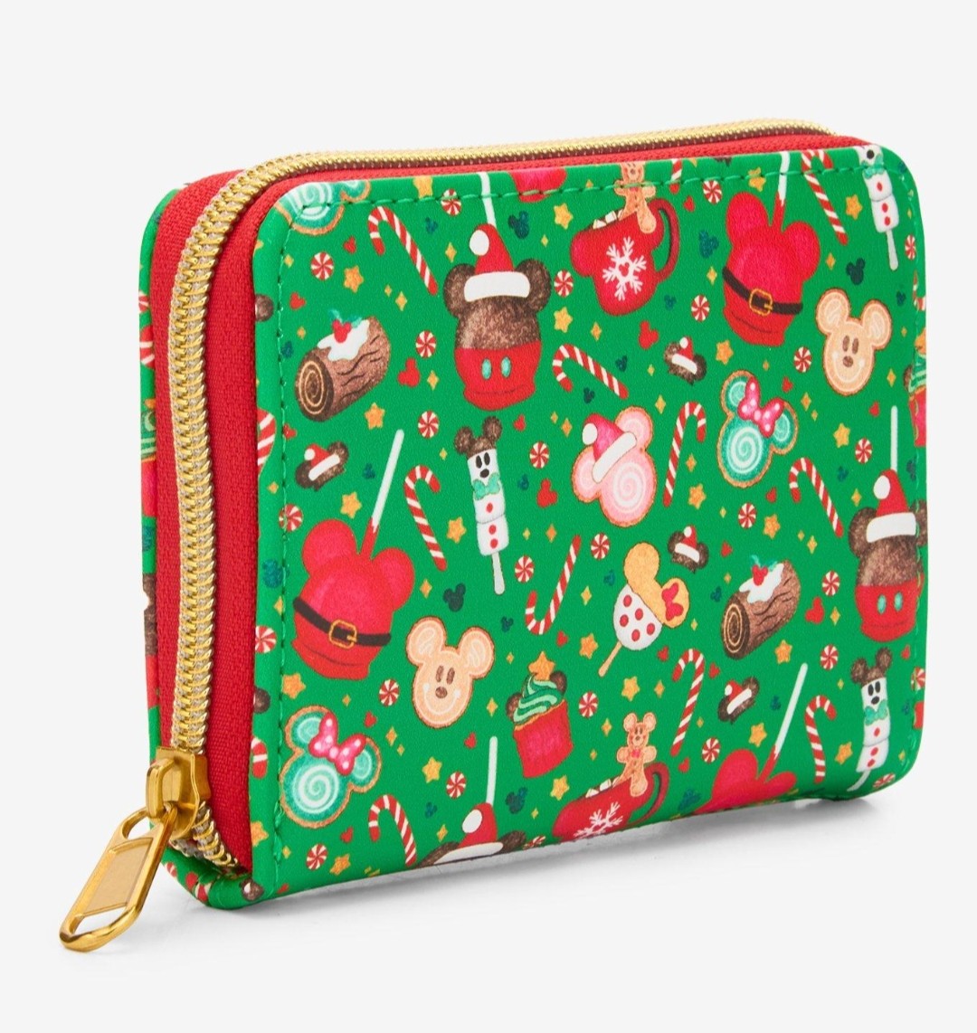 Loungefly Disney Mickey and Minnie Holiday Treats Wallet