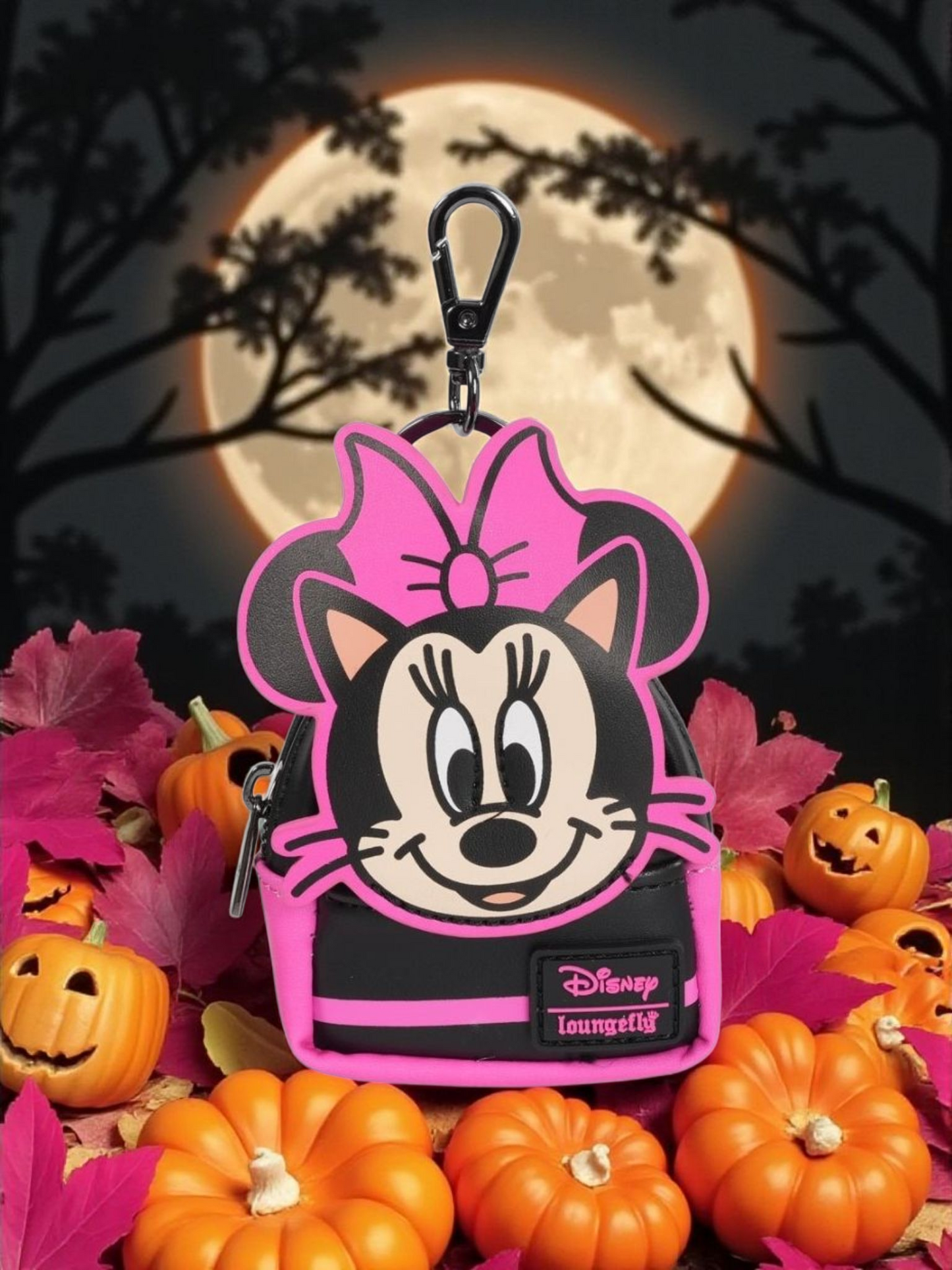 Loungefly Disney Mickey and Friends Halloween Exclusive Mini-Backpack Bag Clips