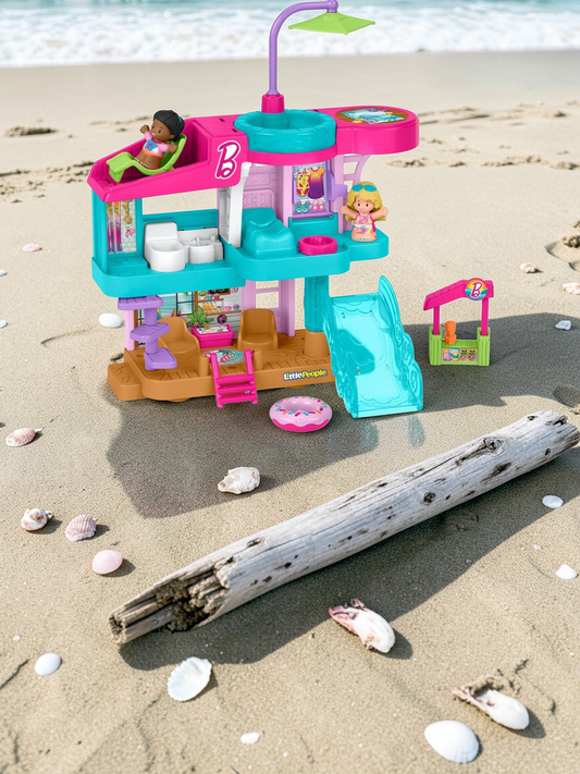 Fisher Price Little People Barbie Beach House Playset
