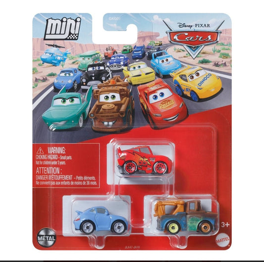 Disney Pixar Cars Mini Racers 3-Pack for 2026