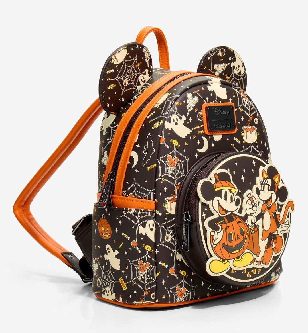 Loungefly Disney Mickey and Minnie Halloween Costumes Glow in the Dark Backpack
