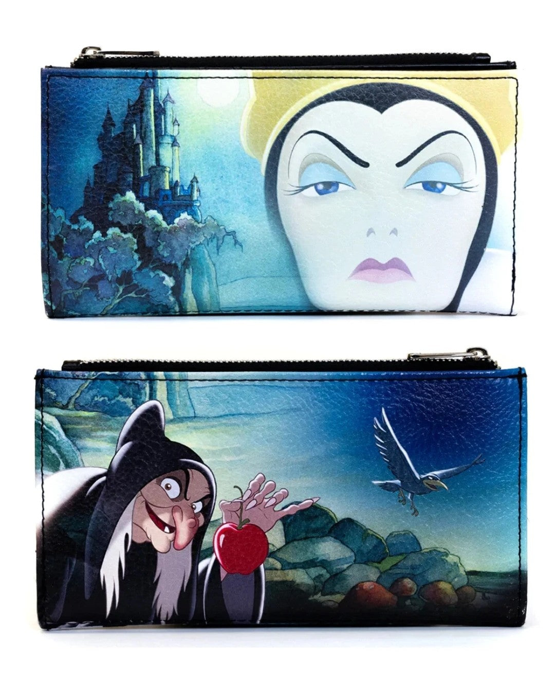 Disney Snow White's Evil Queen/Old Hag 2 Sided Wallet