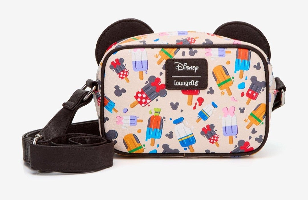 Loungefly Disney Mickey and Friends as Popsicles Crossbody Bag
