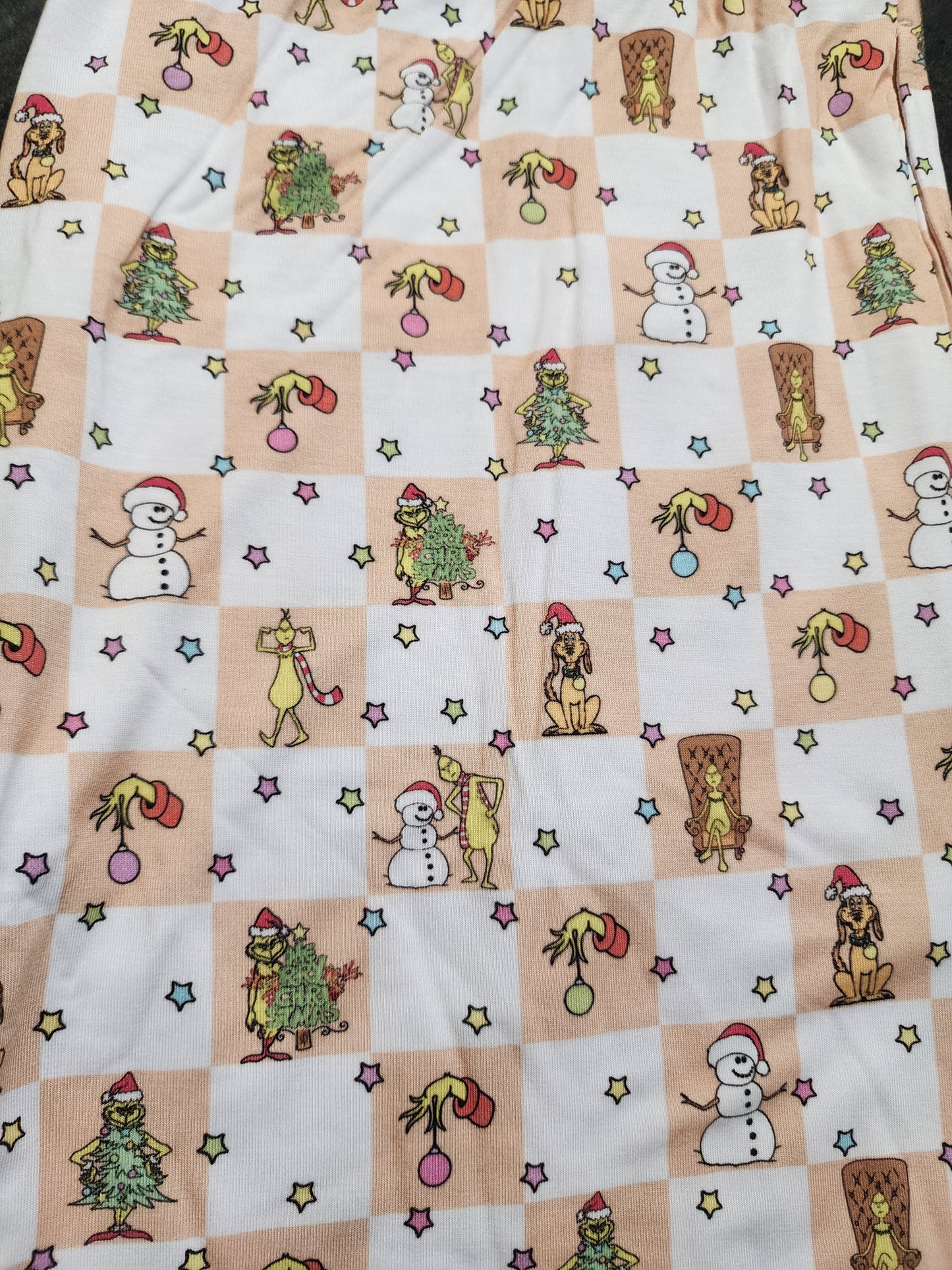 CP Dr. Seuss The Grinch Checked Jogger Leggings