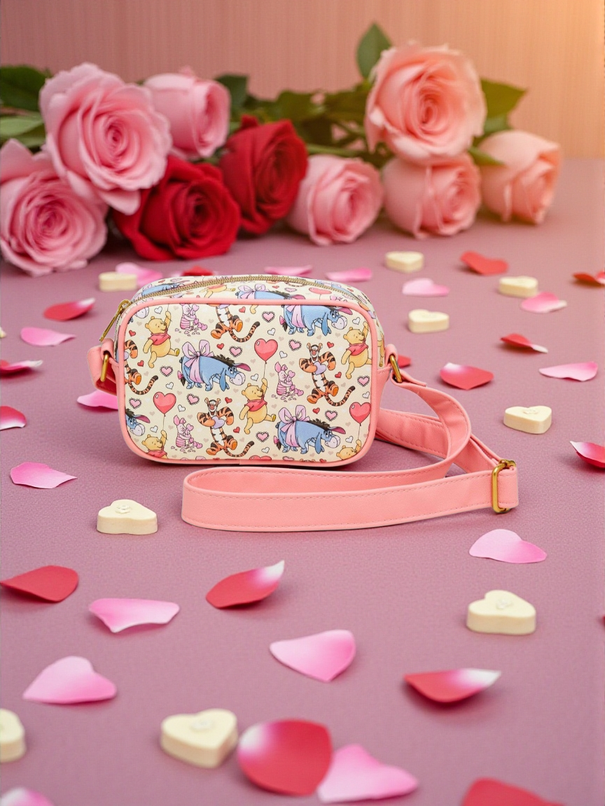Loungefly Disney Winnie the Pooh and Friends Valentine's Crossbody Bag