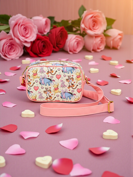 Loungefly Disney Winnie the Pooh and Friends Valentine's Crossbody Bag