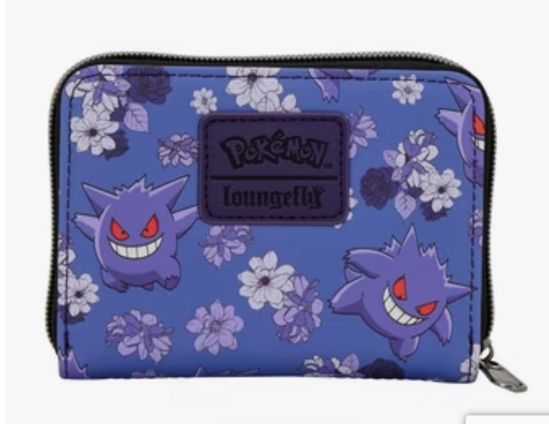 Loungefly Pokemon Gengar Floral Exclusive Wallet