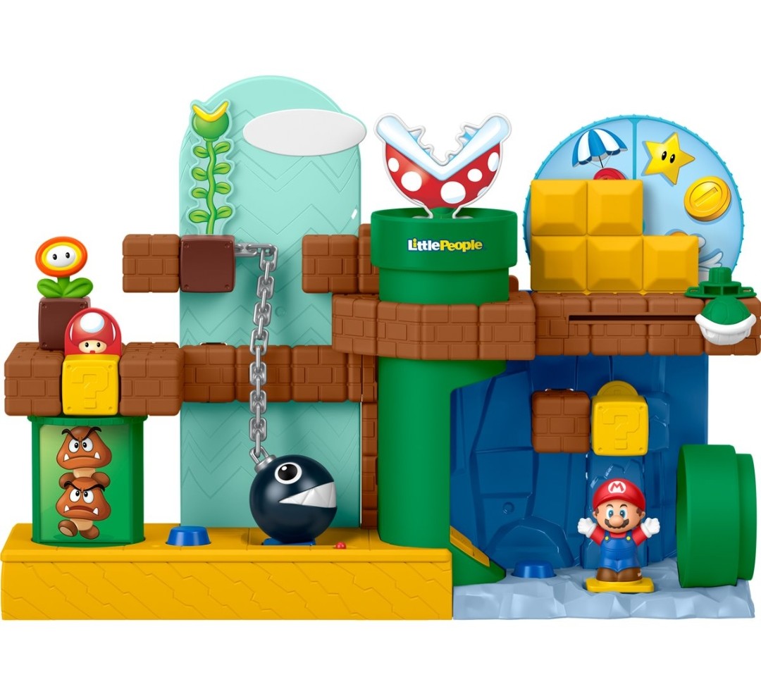 Fisher Price Little People Super Mario Bros.: My Mario's Adventure Playset