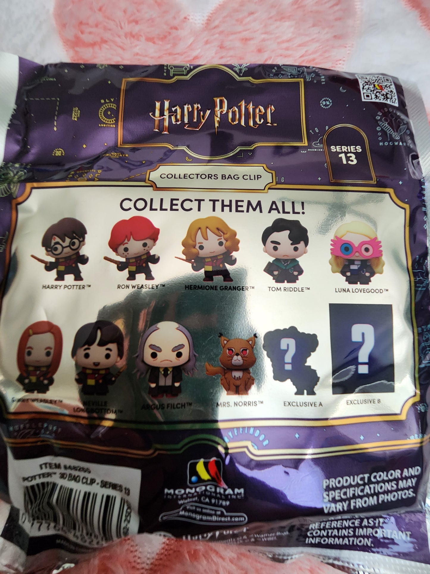 Harry Potter and Friends Series 13 3D Foam Mystery Bag Clips
