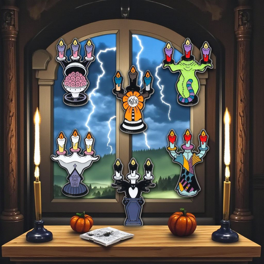 Loungefly Disney Nightmare Before Christmas Candelabras Mystery Pins