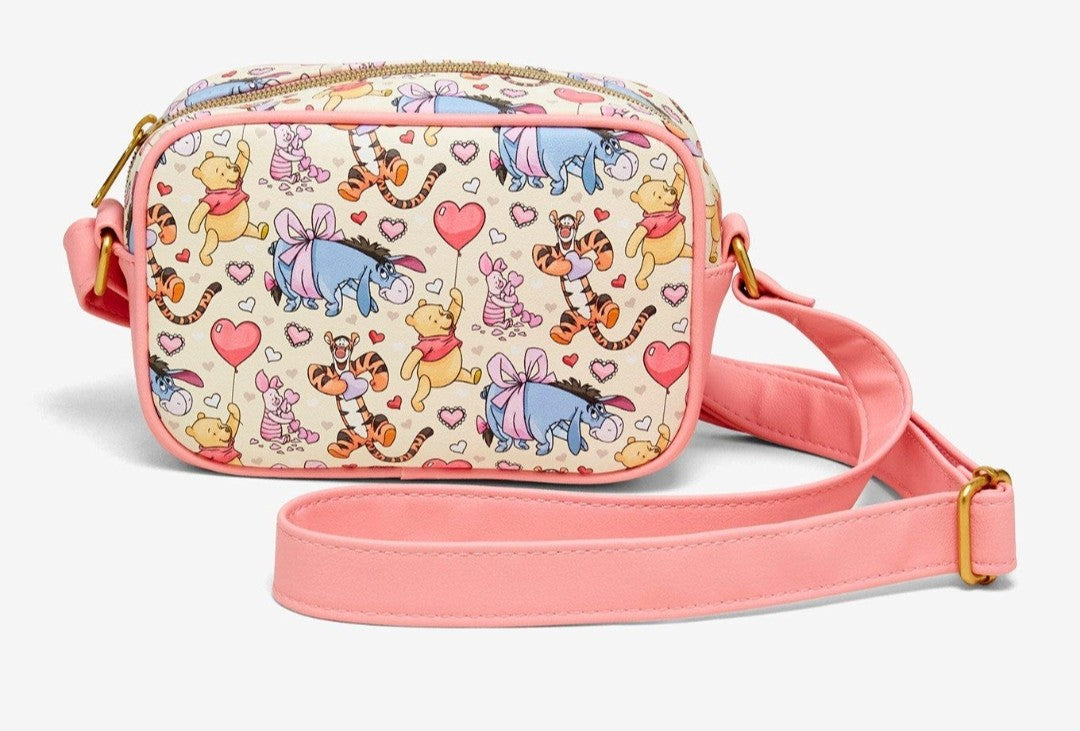Loungefly Disney Winnie the Pooh and Friends Valentine's Crossbody Bag