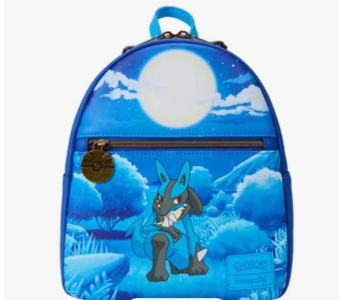 Loungefly Pokemon Lucario Exclusive Backpack