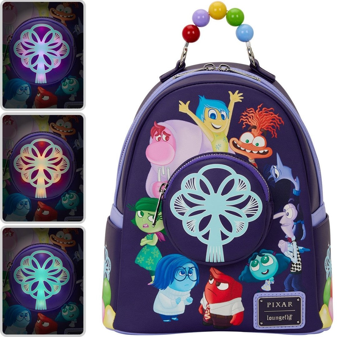 Loungefly Disney Pixar Inside Out 2 Emotions Light-Up Backpack