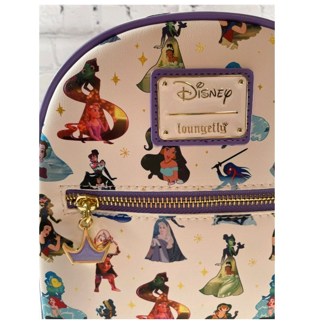 Loungefly Disney Princesses Silhouette Dress Graphic Exclusive Backpack
