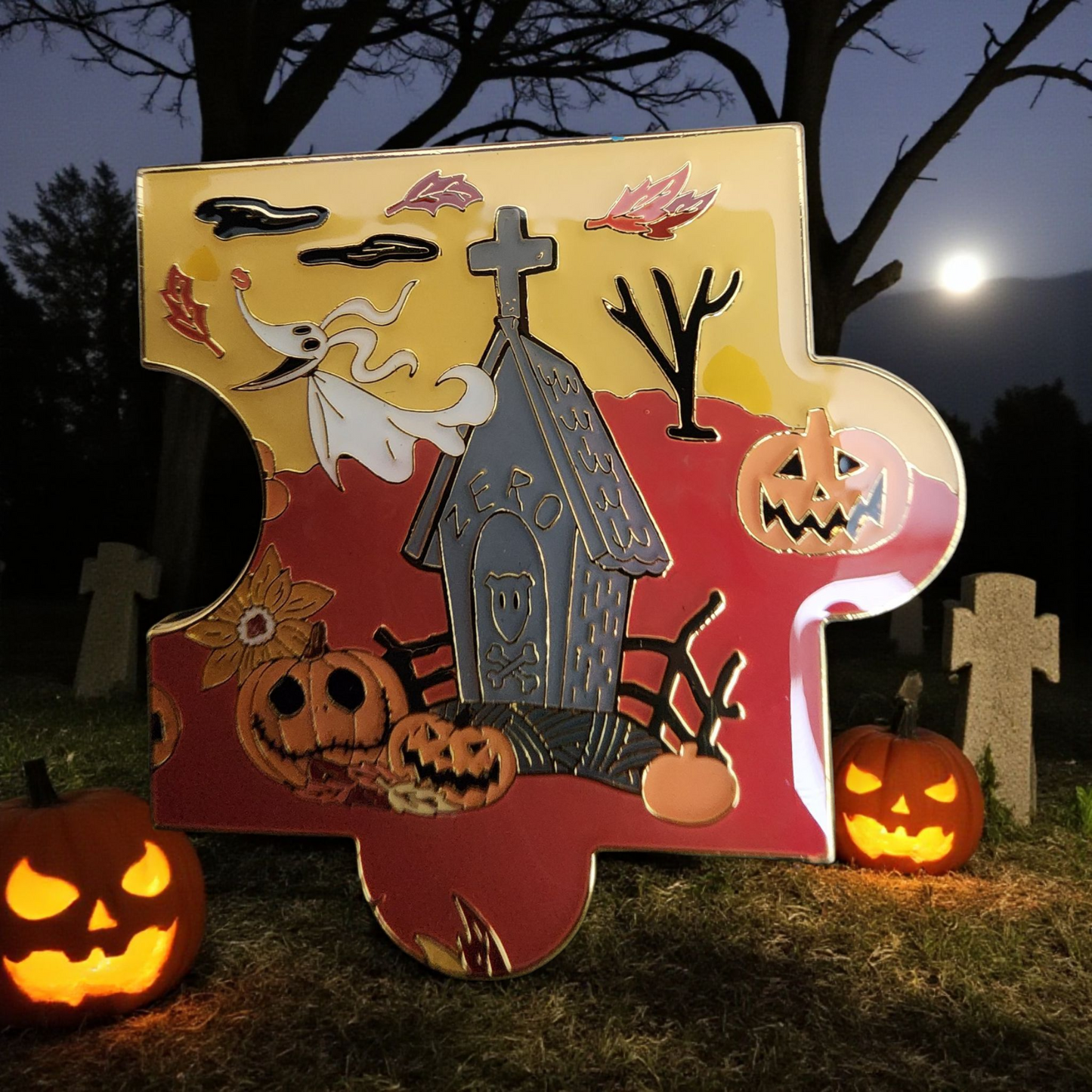 Loungefly Disney Nightmare Before Christmas Fall Harvest Puzzle Mystery Pins